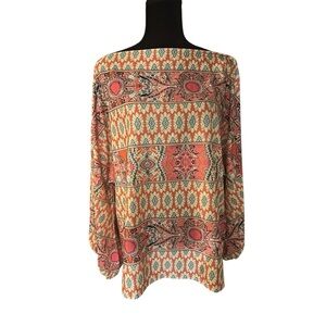 Bohemian Print Women's Top